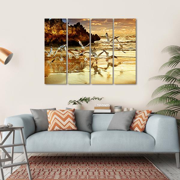 Two Rocks Perth Western Australia Canvas Wall Art-1 Piece-Gallery Wrap-36" x 24"-Tiaracle