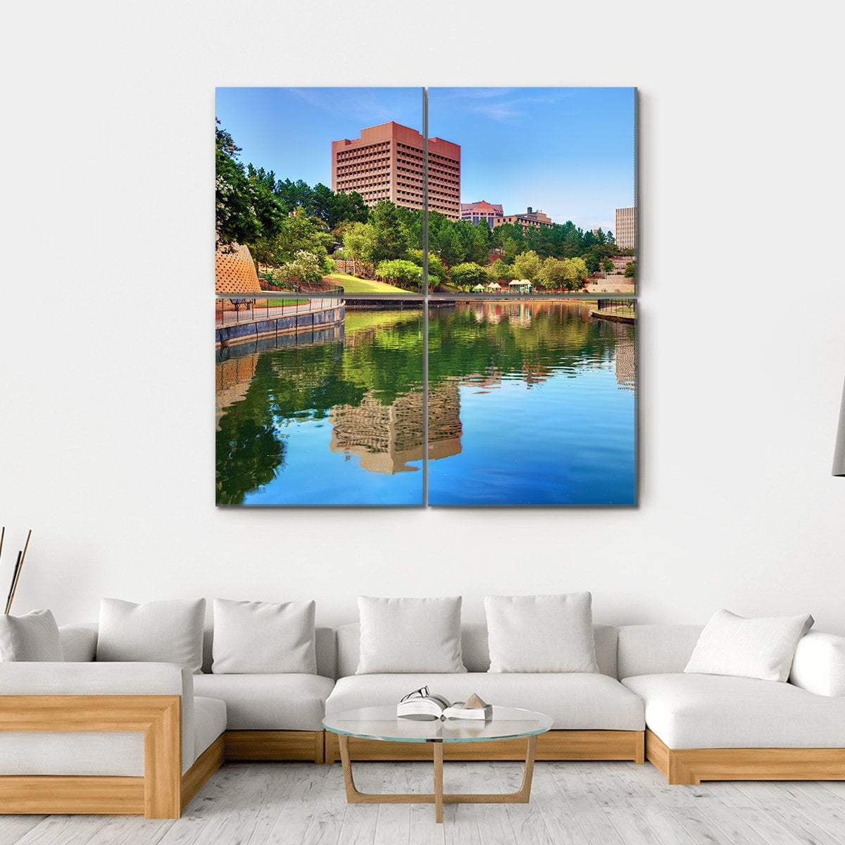 Finlay Park Columbia Canvas Wall Art-4 Square-Gallery Wrap-17" x 17"-Tiaracle