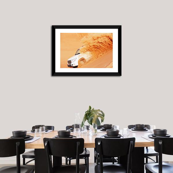 4*4 In Arabian Desert Canvas Wall Art-3 Horizontal-Gallery Wrap-25" x 16"-Tiaracle