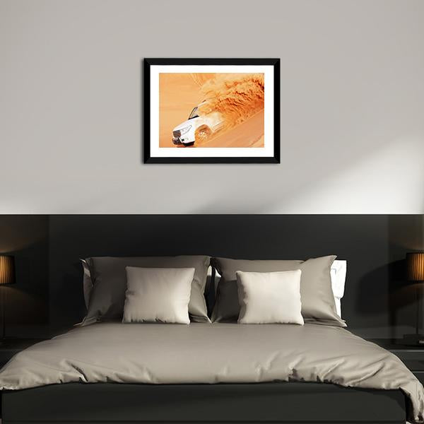 4*4 In Arabian Desert Canvas Wall Art-3 Horizontal-Gallery Wrap-25" x 16"-Tiaracle