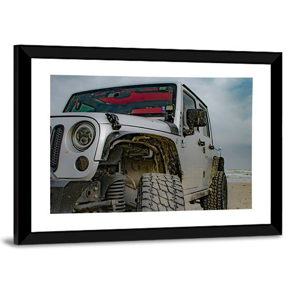 4x4 Jeep Vertical Canvas Wall Art-3 Vertical-Gallery Wrap-12" x 25"-Tiaracle