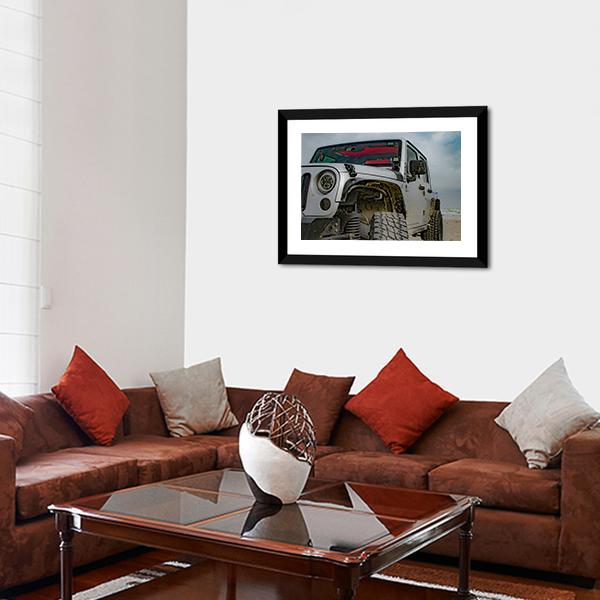 4x4 Jeep Vertical Canvas Wall Art-3 Vertical-Gallery Wrap-12" x 25"-Tiaracle
