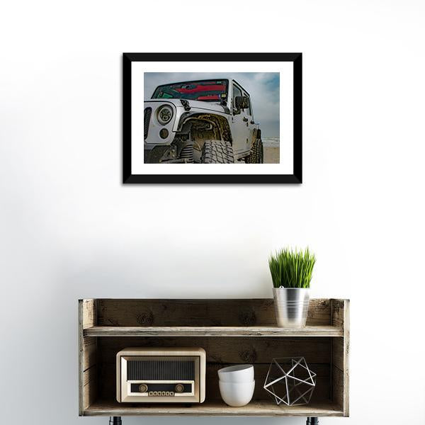 4x4 Jeep Vertical Canvas Wall Art-3 Vertical-Gallery Wrap-12" x 25"-Tiaracle