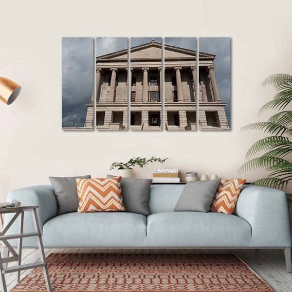 State Capitol In Nashville Canvas Wall Art-5 Horizontal-Gallery Wrap-22" x 12"-Tiaracle