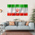 View Of Iran Flag Canvas Wall Art-5 Horizontal-Gallery Wrap-22" x 12"-Tiaracle