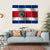 Flag Of Costa Rica Canvas Wall Art