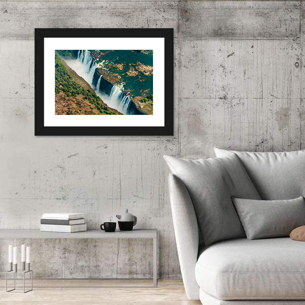 Victoria Falls Aerial View, Zimbabwe Canvas Wall Art