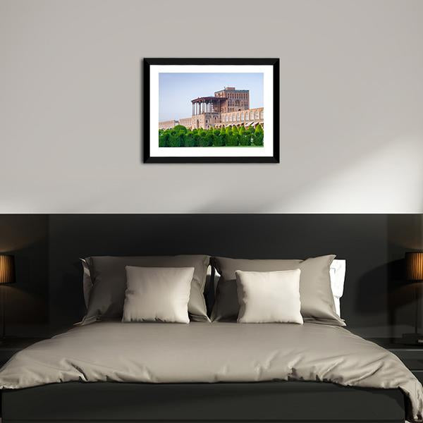 Aali Qapu Palace Canvas Wall Art-3 Horizontal-Gallery Wrap-25" x 16"-Tiaracle