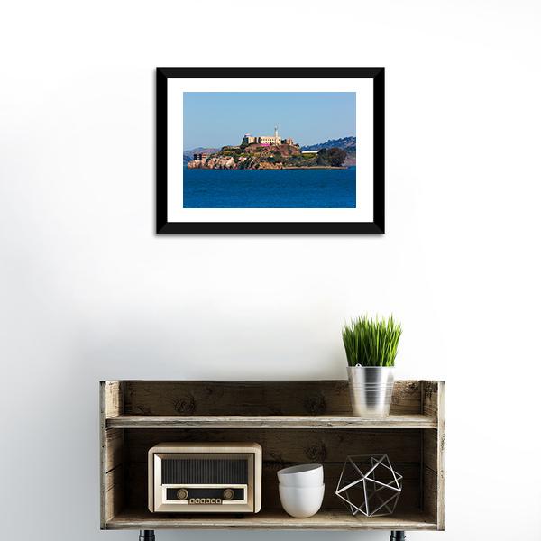Alcatraz Island Penitentiary In San Francisco Canvas Wall Art-3 Horizontal-Gallery Wrap-25" x 16"-Tiaracle