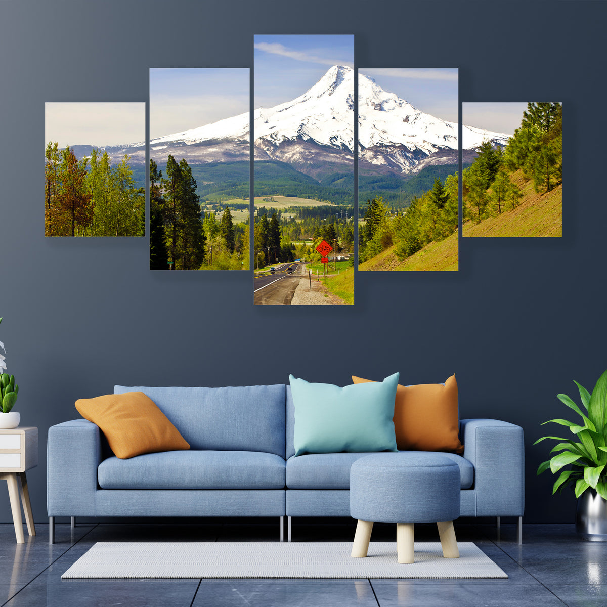 Mt Hood from Hood River Canvas Wall Art