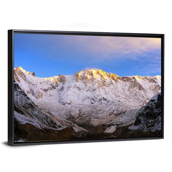 Annapurna Massif Nepal Canvas Wall Art-3 Horizontal-Gallery Wrap-25" x 16"-Tiaracle