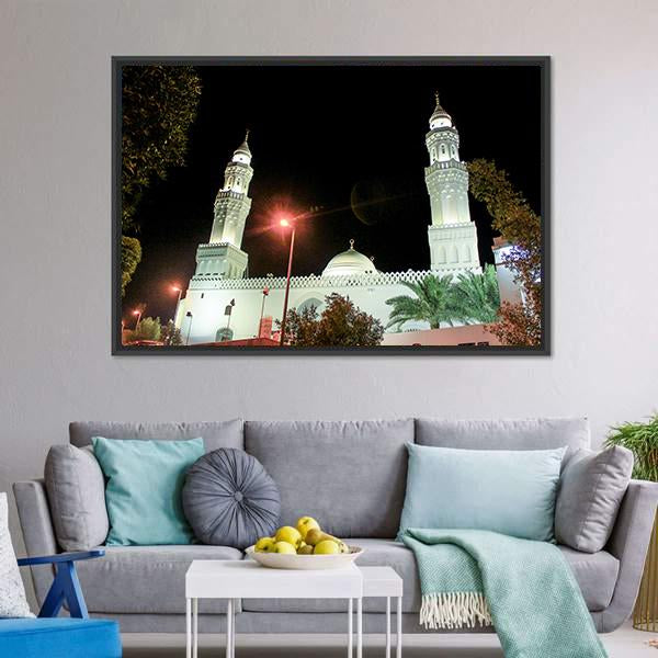 Aqsa Mosque Saudi Canvas Wall Art-5 Horizontal-Gallery Wrap-22" x 12"-Tiaracle