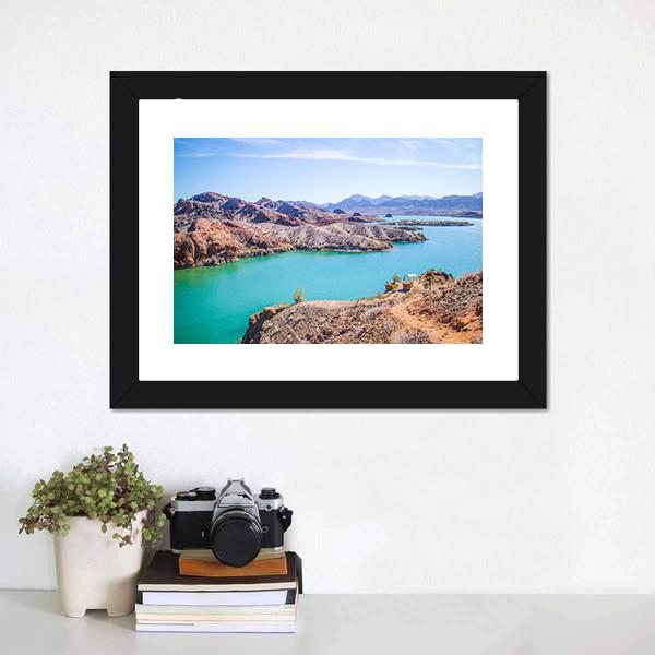 Balanced Rock Cove Canvas Wall Art-5 Horizontal-Gallery Wrap-22" x 12"-Tiaracle
