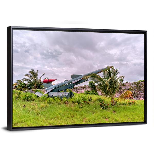 Ballistic Missile Canvas Wall Art-3 Horizontal-Gallery Wrap-25" x 16"-Tiaracle