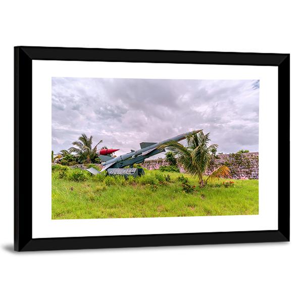 Ballistic Missile Canvas Wall Art-3 Horizontal-Gallery Wrap-25" x 16"-Tiaracle