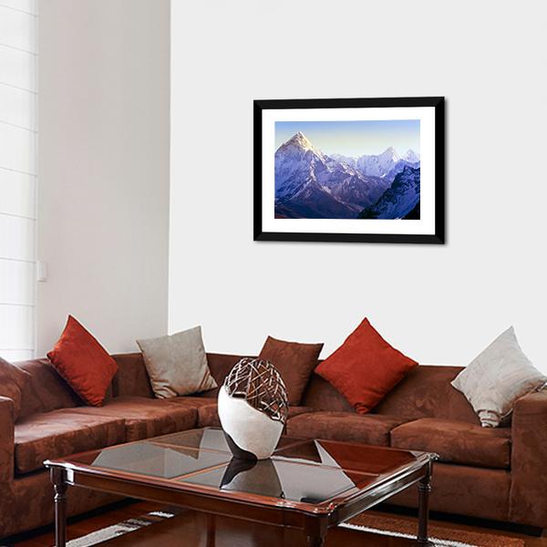 Beautiful Mount Everest Canvas Wall Art-1 Piece-Framed Print-20&quot; x 16&quot;-Tiaracle