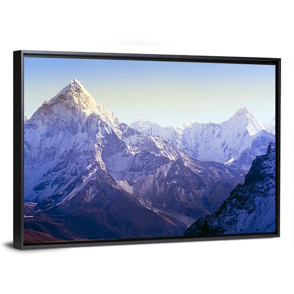 Beautiful Mount Everest Canvas Wall Art-3 Horizontal-Gallery Wrap-25&quot; x 16&quot;-Tiaracle