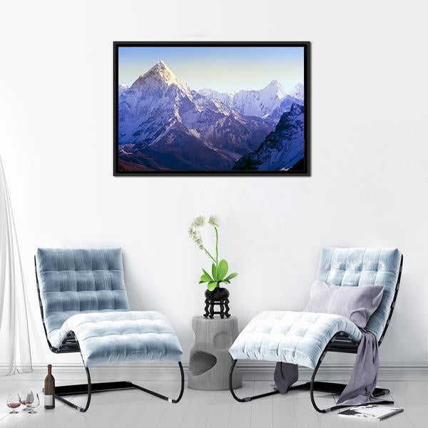 Beautiful Mount Everest Canvas Wall Art-3 Horizontal-Gallery Wrap-25&quot; x 16&quot;-Tiaracle