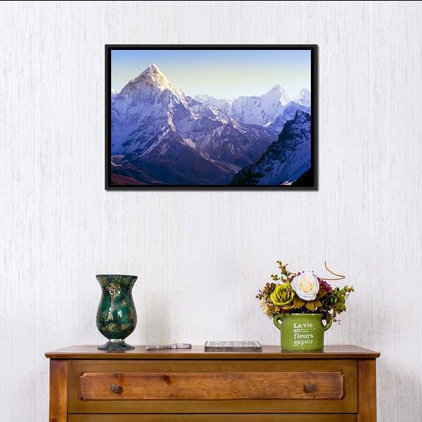 Beautiful Mount Everest Canvas Wall Art-3 Horizontal-Gallery Wrap-25&quot; x 16&quot;-Tiaracle