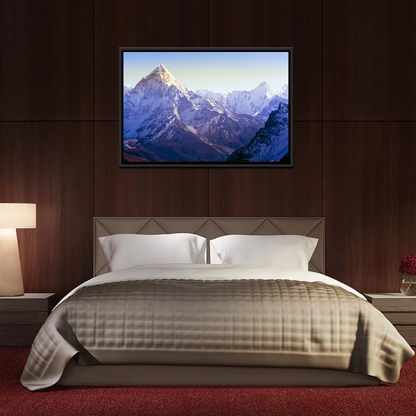 Beautiful Mount Everest Canvas Wall Art-3 Horizontal-Gallery Wrap-25&quot; x 16&quot;-Tiaracle