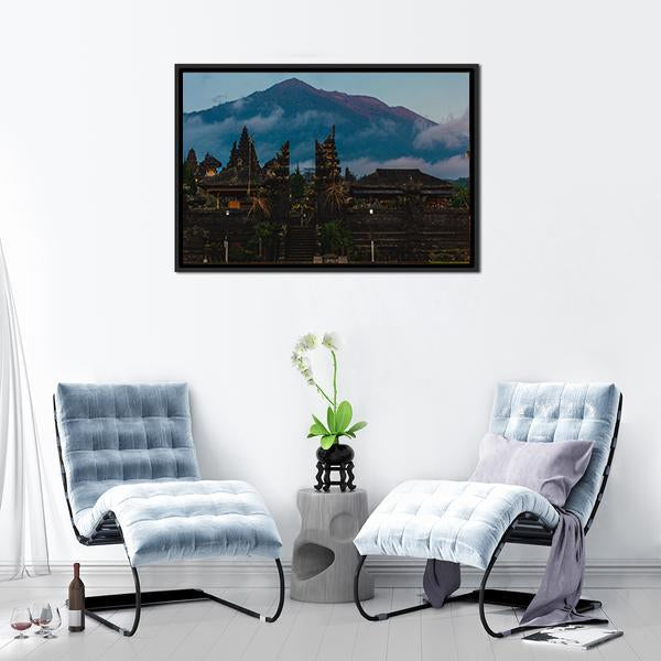 Besakih Temple Indonesia Canvas Wall Art-3 Horizontal-Gallery Wrap-25" x 16"-Tiaracle