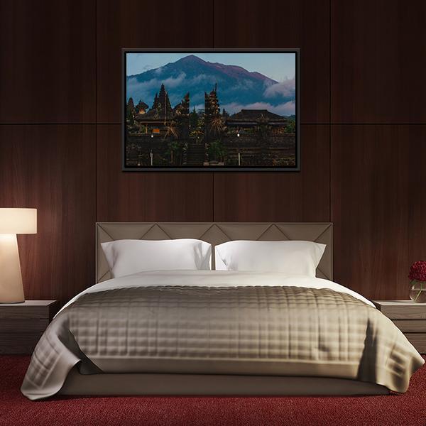 Besakih Temple Indonesia Canvas Wall Art-3 Horizontal-Gallery Wrap-25" x 16"-Tiaracle