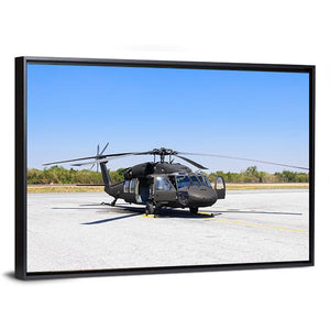 Blackhawk Helicopter Canvas Wall Art - Tiaracle