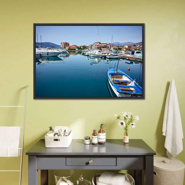 Boats &amp; Yachts Canvas Wall Art-3 Horizontal-Gallery Wrap-25" x 16"-Tiaracle