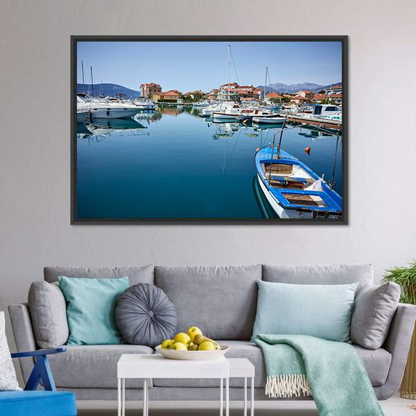 Boats &amp; Yachts Canvas Wall Art-3 Horizontal-Gallery Wrap-25" x 16"-Tiaracle