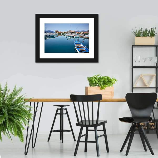 Boats &amp; Yachts Canvas Wall Art-3 Horizontal-Gallery Wrap-25" x 16"-Tiaracle