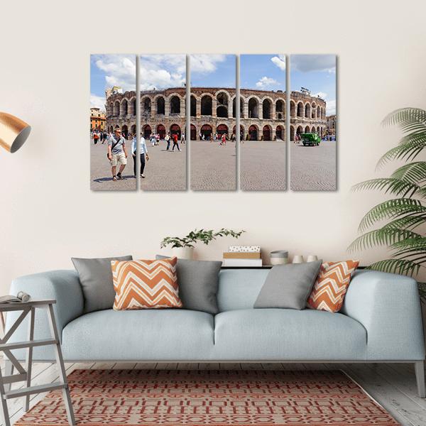 Bra In Verona Italy Canvas Wall Art-5 Horizontal-Gallery Wrap-22" x 12"-Tiaracle