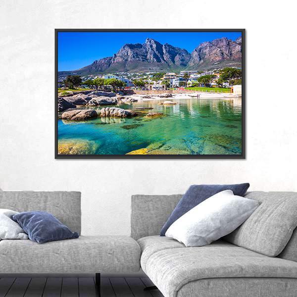 Cape Town South Africa Canvas Wall Art-1 Piece-Floating Frame-24" x 16"-Tiaracle