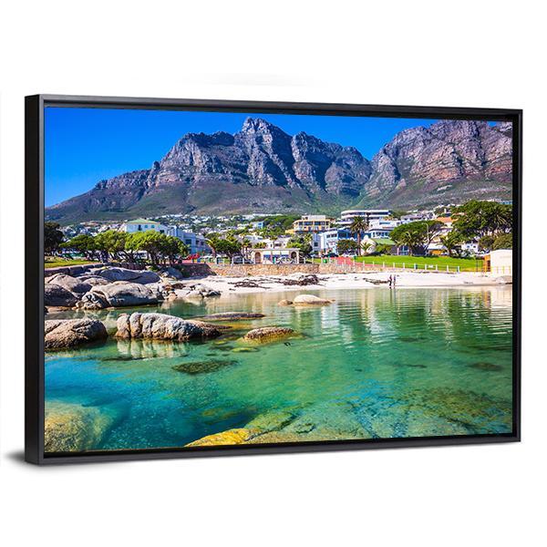 Cape Town South Africa Canvas Wall Art-3 Horizontal-Gallery Wrap-25" x 16"-Tiaracle