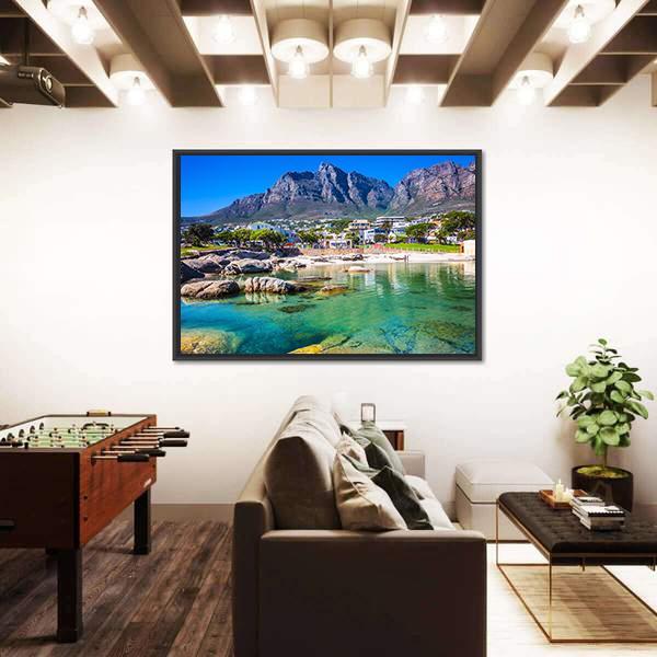 Cape Town South Africa Canvas Wall Art-3 Horizontal-Gallery Wrap-25" x 16"-Tiaracle