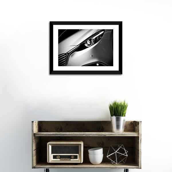 Car Light Close Up Canvas Wall Art-3 Horizontal-Gallery Wrap-25" x 16"-Tiaracle