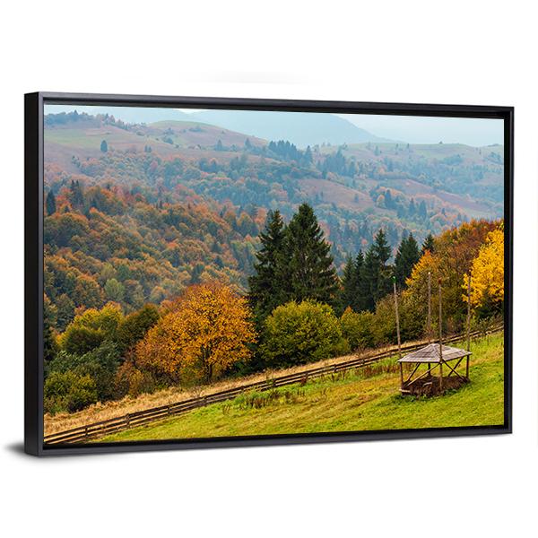 Carpathian Mountains Landscape Ukraine Canvas Wall Art-3 Horizontal-Gallery Wrap-25" x 16"-Tiaracle