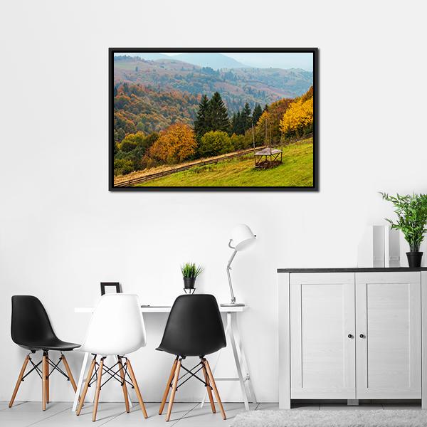 Carpathian Mountains Landscape Ukraine Canvas Wall Art-3 Horizontal-Gallery Wrap-25" x 16"-Tiaracle