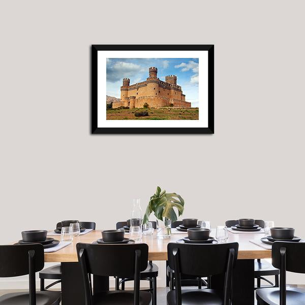 Castle Of Mendoza Canvas Wall Art-3 Horizontal-Gallery Wrap-25" x 16"-Tiaracle
