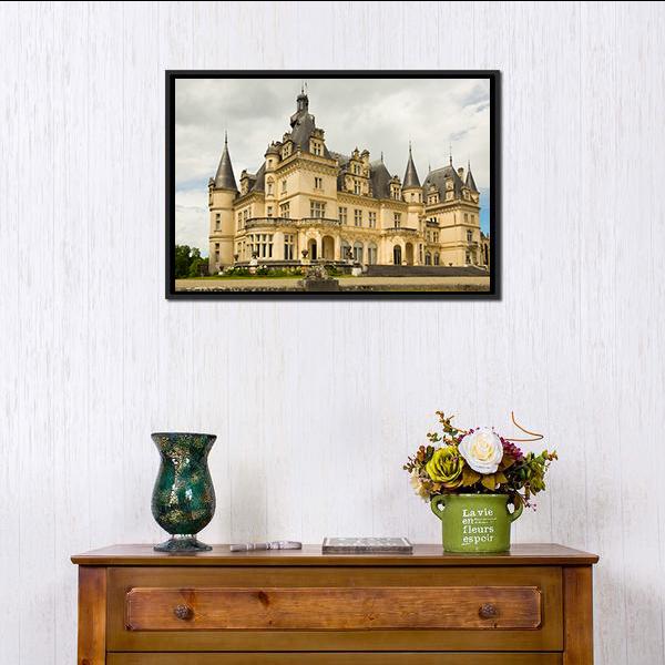 Castle Of Valmirande Canvas Wall Art-3 Horizontal-Gallery Wrap-25" x 16"-Tiaracle