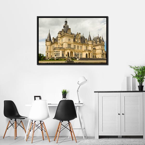 Castle Of Valmirande Canvas Wall Art-3 Horizontal-Gallery Wrap-25" x 16"-Tiaracle