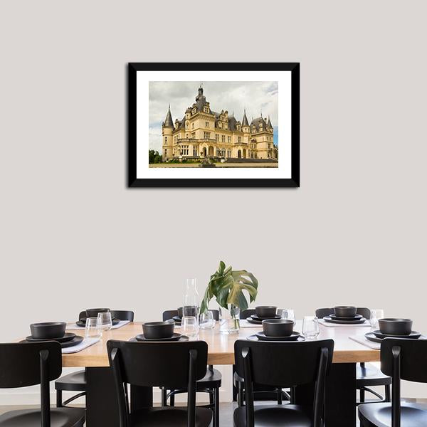 Castle Of Valmirande Canvas Wall Art-3 Horizontal-Gallery Wrap-25" x 16"-Tiaracle