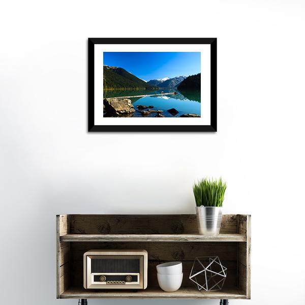 Cheakamus Lake Canvas Wall Art-3 Horizontal-Gallery Wrap-25" x 16"-Tiaracle