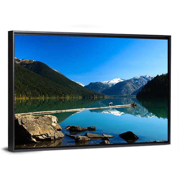 Cheakamus Lake Canvas Wall Art-3 Horizontal-Gallery Wrap-25" x 16"-Tiaracle