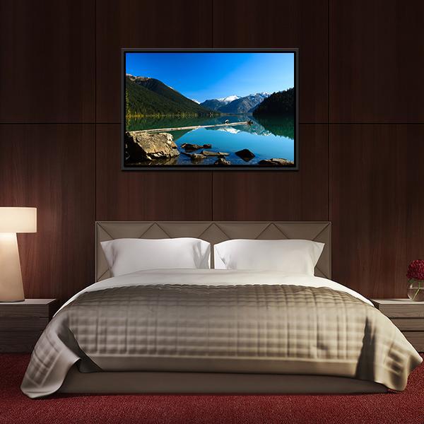 Cheakamus Lake Canvas Wall Art-3 Horizontal-Gallery Wrap-25" x 16"-Tiaracle