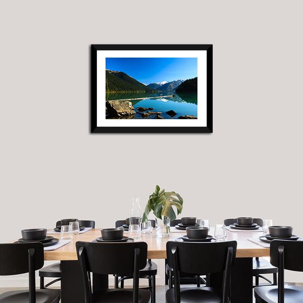 Cheakamus Lake Canvas Wall Art-3 Horizontal-Gallery Wrap-25" x 16"-Tiaracle