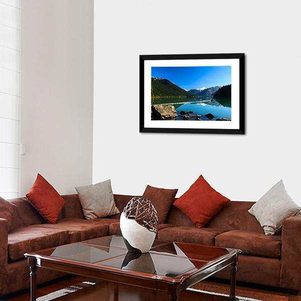 Cheakamus Lake Canvas Wall Art-3 Horizontal-Gallery Wrap-25" x 16"-Tiaracle