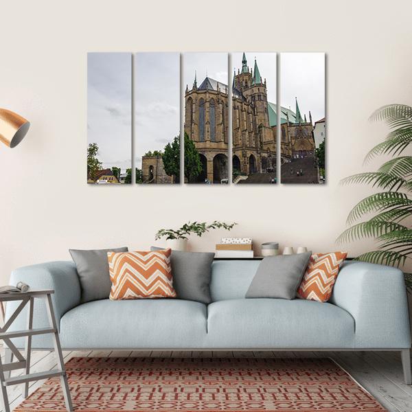 Collegiate Church Canvas Wall Art-5 Horizontal-Gallery Wrap-22" x 12"-Tiaracle