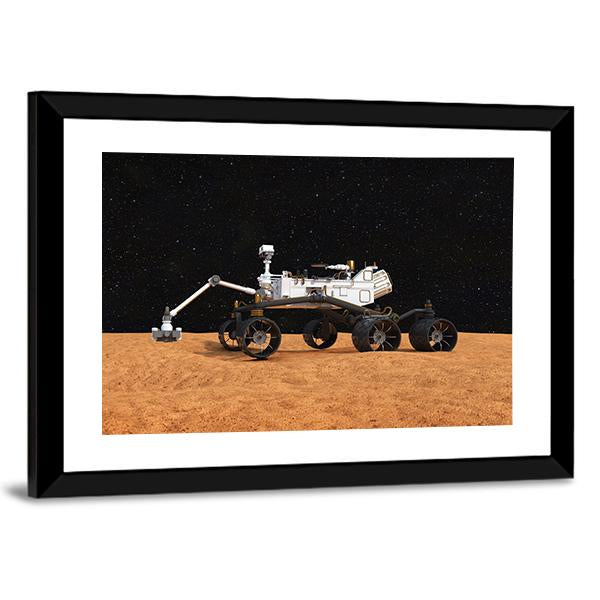 Curiosity Mars Rover Canvas Wall Art-5 Horizontal-Gallery Wrap-22" x 12"-Tiaracle