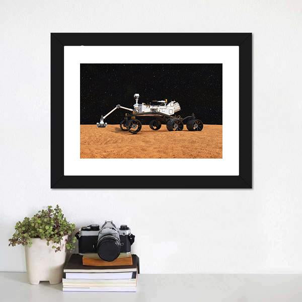 Curiosity Mars Rover Canvas Wall Art-5 Horizontal-Gallery Wrap-22" x 12"-Tiaracle