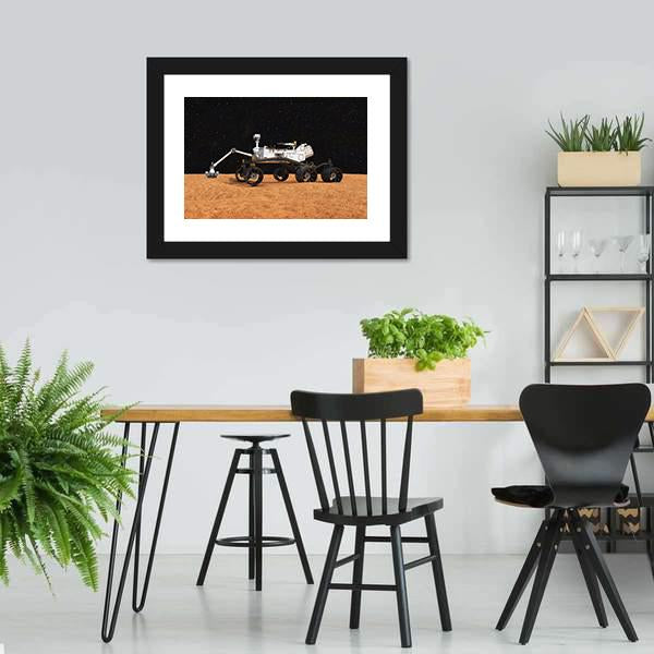 Curiosity Mars Rover Canvas Wall Art-5 Horizontal-Gallery Wrap-22" x 12"-Tiaracle
